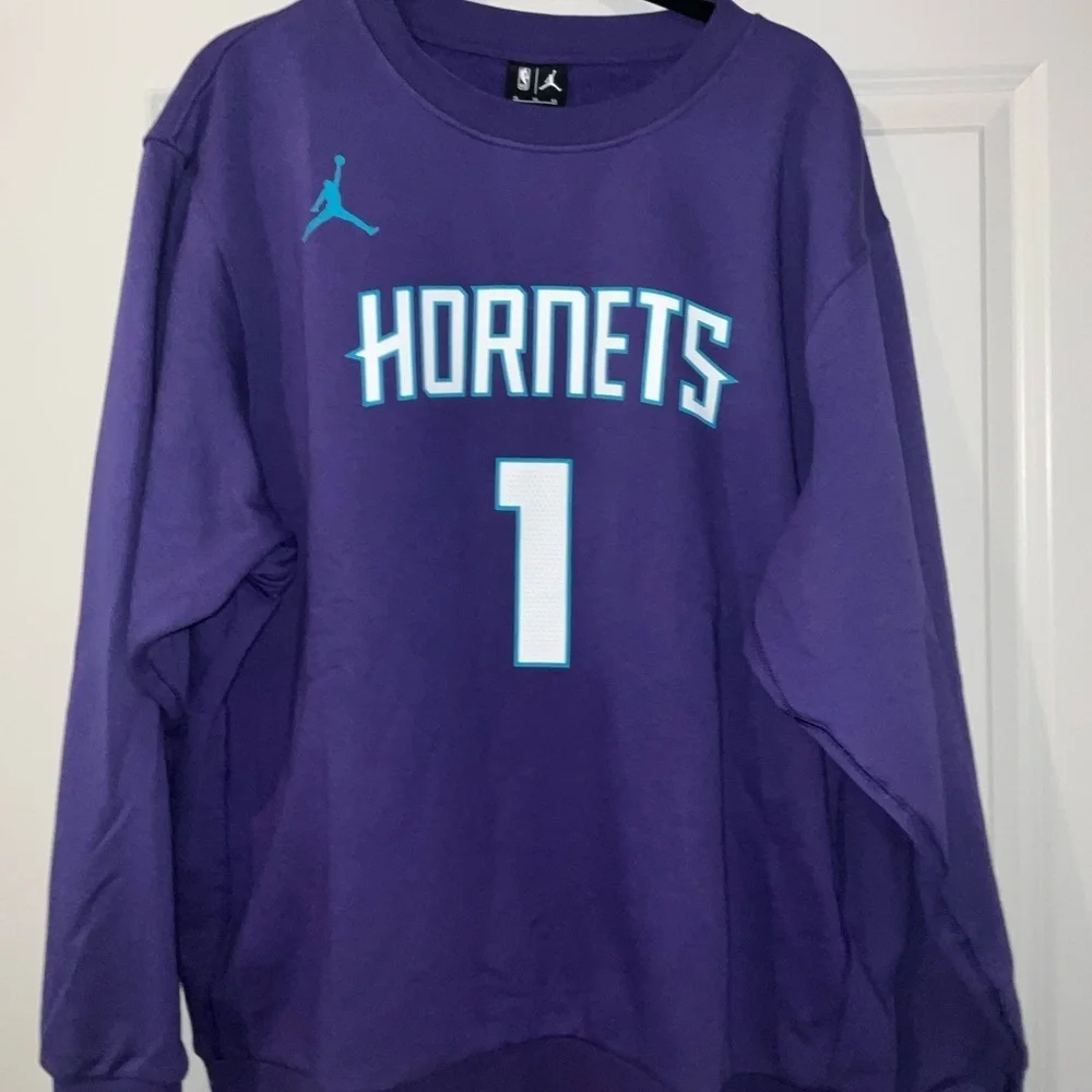 Jordan purple crewneck